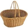 AOUGO Panier Pique-Nique En Osier Rotin,Panier à Provision En Osier,Panier De Rangement En Osier Avec Poignée Vannerie Panier Pour Pique-Nique Fruits Fleurs Et Legumes -Petit rangement Soldes Magasin 60282332 1