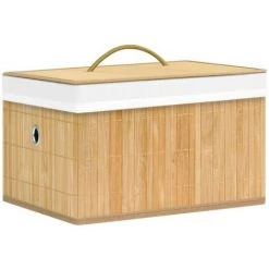 Topdeal Boîtes De Rangement En Bambou 4 Pcs FF320765_FR -Petit rangement Soldes Magasin 60371479 3