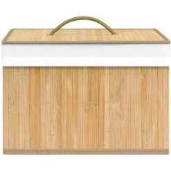 Topdeal Boîtes De Rangement En Bambou 4 Pcs FF320765_FR -Petit rangement Soldes Magasin 60371479 5