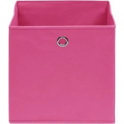 Topdeal Boîtes De Rangement 10 Pcs Tissu Intissé 28x28x28 Cm Rose FF325205_FR -Petit rangement Soldes Magasin 60371690 4