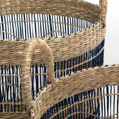 Amadeus - Set De 2 Panier Mer Egee Bleu - Multicolore 4 Amadeus - Set De 2 Panier Mer Egee Bleu - Multicolore – Image 2