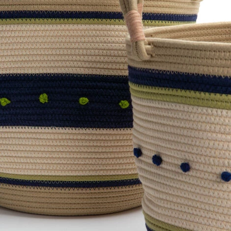 Amadeus - Set De 2 Panier Mer Egee - Multicolore 4 Amadeus - Set De 2 Panier Mer Egee - Multicolore – Image 2