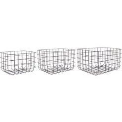 PRESENT TIME Paniers PT Grid Iron - Ensemble De 3
