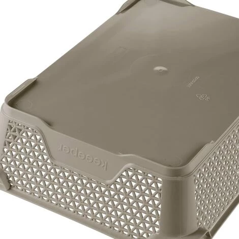 KEEEPER Mini Panier, DIN A5, 26,5 X 20 X 7 Cm, Mirko, Marron 5 KEEEPER Mini Panier, DIN A5, 26,5 X 20 X 7 Cm, Mirko, Marron – Image 3