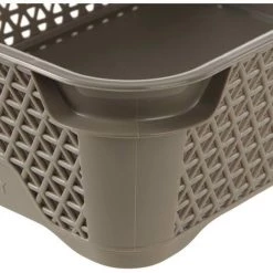 KEEEPER Mini Panier, DIN A6, 20 X 16 X 7 Cm, Mirko, Marron -Petit rangement Soldes Magasin 60705441 4