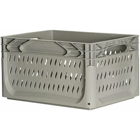ARTPLAST Boîte Industrielle Perforée 400x300 H 220 Mm Gris 3 ARTPLAST Boîte Industrielle Perforée 400x300 H 220 Mm Gris