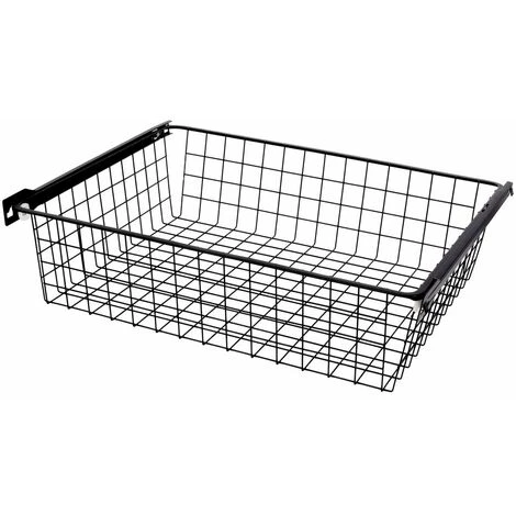 Panier En Fil Duraline Et Glissière Storage Noir 56,9cm - Noir 3 Panier En Fil Duraline Et Glissière Storage Noir 56,9cm - Noir