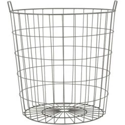 GARDEN TOOLS Corbeille Ronde En Métal Grillagé 51 Cm Gris - Gris