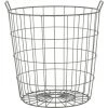GARDEN TOOLS Corbeille Ronde En Métal Grillagé 42 Cm Gris - Gris -Petit rangement Soldes Magasin 60865483 1
