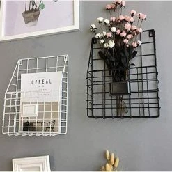 AOUGO Étagère Murale Étagères Flottantes Mur Étagères De Rangement ,Simple Fer Mural Grand Journal Magazine Bureau Rack Décoration ,Murale Livres Newspaper Support De Rangement Étagères Flottantes -Petit rangement Soldes Magasin 60907022 4