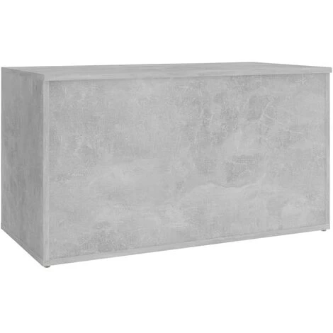 FIMEI Coffre De Rangement Gris Béton 84x42x46 Cm Bois D'ingénierie 7 FIMEI Coffre De Rangement Gris Béton 84x42x46 Cm Bois D'ingénierie – Image 5