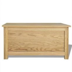 FIMEI Coffre De Rangement 90 X 45 X 45 Cm Bois De Chêne Massif -Petit rangement Soldes Magasin 60969781 5