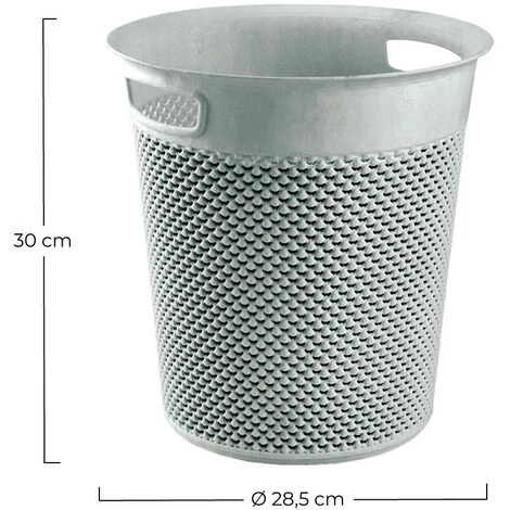 Panier De Rond Médian 12 Litres 7house - Gris 4 Panier De Rond Médian 12 Litres 7house - Gris – Image 2