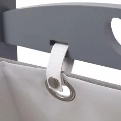 SUPERMARKET Support à Panier Bois 2 Niveaux Gris Foncé 35x35x72 Cm -Petit rangement Soldes Magasin 61304440 4