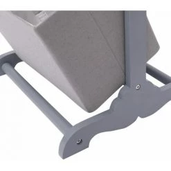 SUPERMARKET Support à Panier Bois 2 Niveaux Gris Foncé 35x35x72 Cm -Petit rangement Soldes Magasin 61304440 5