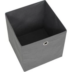 FIMEI Boîte De Rangement 4 Pcs Tissu Non-tissé 32 X 32 X 32 Cm Gris 10 FIMEI Boîte De Rangement 4 Pcs Tissu Non-tissé 32 X 32 X 32 Cm Gris -Petit rangement Soldes Magasin 61379965 4