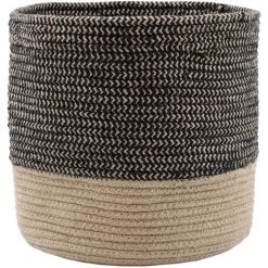 ZEN ET ETHNIQUE Set De 3 Paniers Ou Cache-Pot En Coton VANUA -Petit rangement Soldes Magasin 62041044 4