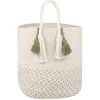 ZEN ET ETHNIQUE Panier En Coton GUAM - Blanc -Petit rangement Soldes Magasin 62041154 1