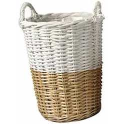 RETRO Corbeille En Osier 38 Cm