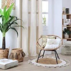 ZEN ET ETHNIQUE Panier En Jute Ou Cache Pot 30 Cm - 100 % Jute -Petit rangement Soldes Magasin 62042276 3