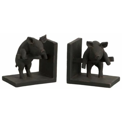 LE MONDE DES ANIMAUX Stop-livres Cochons 3 LE MONDE DES ANIMAUX Stop-livres Cochons