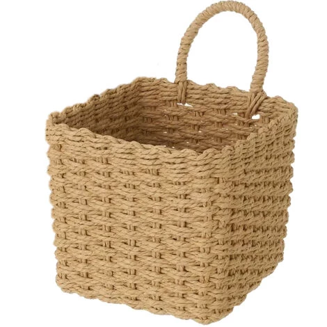 ZEN ET ETHNIQUE Panière En Fibre De Papier Tressée - Beige 3 ZEN ET ETHNIQUE Panière En Fibre De Papier Tressée - Beige