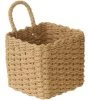 ZEN ET ETHNIQUE Petite Panière En Fibre De Papier Tressée - Beige -Petit rangement Soldes Magasin 62060572 1