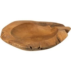 ZEN ET ETHNIQUE Jolie Coupelle Ronde En Teck