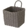 ZEN ET ETHNIQUE Panière Grise En Fibre De Papier Tressée 18 Cm 2 ZEN ET ETHNIQUE Panière Grise En Fibre De Papier Tressée 18 Cm -Petit rangement Soldes Magasin 62072611 1