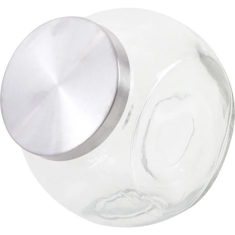 AUBRY GASPARD Bonbonnière En Verre Et Métal Grand Modèle Incolore - Incolore 3 AUBRY GASPARD Bonbonnière En Verre Et Métal Grand Modèle Incolore - Incolore