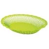 ROGER ORFEVRE - Corbeille Pain Vintage Ovale Vert Anis 25x18cm
