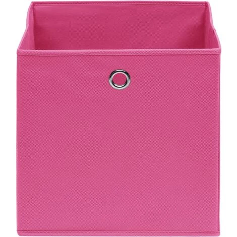 SUPERMARKET Boîtes De Rangement 10 Pcs Tissu Intissé 28x28x28 Cm Rose 5 SUPERMARKET Boîtes De Rangement 10 Pcs Tissu Intissé 28x28x28 Cm Rose – Image 3