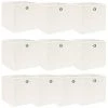 SUPERMARKET Boîtes De Rangement 10 Pcs Blanc 32x32x32 Cm Tissu -Petit rangement Soldes Magasin 63660907 1