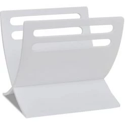 SUPERMARKET Porte-revue En Bois Blanc -Petit rangement Soldes Magasin 63668843 4