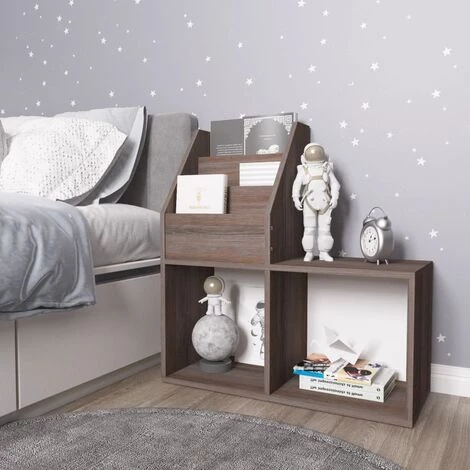 SUPERMARKET Porte-revue D'enfants Gris/chêne Sonoma 71x30x78,5 Cm Aggloméré SUHB-339519 3 SUPERMARKET Porte-revue D'enfants Gris/chêne Sonoma 71x30x78,5 Cm Aggloméré SUHB-339519