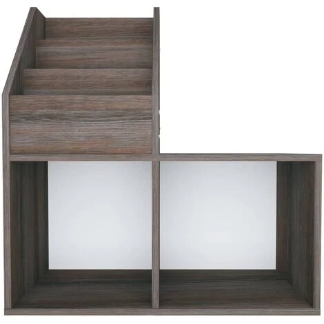 SUPERMARKET Porte-revue D'enfants Gris/chêne Sonoma 71x30x78,5 Cm Aggloméré SUHB-339519 6 SUPERMARKET Porte-revue D'enfants Gris/chêne Sonoma 71x30x78,5 Cm Aggloméré SUHB-339519 – Image 4