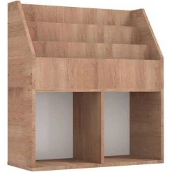 SUPERMARKET Porte-revue Pour Enfants Chêne Sonoma 71x30x78,5 Cm Aggloméré -Petit rangement Soldes Magasin 63672406 2