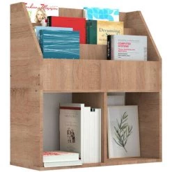 SUPERMARKET Porte-revue Pour Enfants Chêne Sonoma 71x30x78,5 Cm Aggloméré -Petit rangement Soldes Magasin 63672406 3