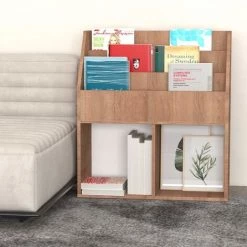 SUPERMARKET Porte-revue Pour Enfants Chêne Sonoma 71x30x78,5 Cm Aggloméré -Petit rangement Soldes Magasin 63672406 4