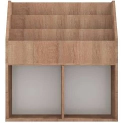 SUPERMARKET Porte-revue Pour Enfants Chêne Sonoma 71x30x78,5 Cm Aggloméré -Petit rangement Soldes Magasin 63672406 5