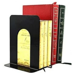 LTS FAFA 2 Paires De Serre-livres En Métal Robuste Pour Bureau, Maison, Noir 6 LTS FAFA 2 Paires De Serre-livres En Métal Robuste Pour Bureau, Maison, Noir -Petit rangement Soldes Magasin 63757971 2