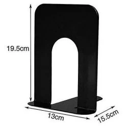 LTS FAFA 2 Paires De Serre-livres En Métal Robuste Pour Bureau, Maison, Noir 7 LTS FAFA 2 Paires De Serre-livres En Métal Robuste Pour Bureau, Maison, Noir -Petit rangement Soldes Magasin 63757971 3