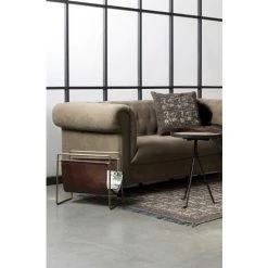 DUTCHBONE Porte Magazines Scholar - Marron -Petit rangement Soldes Magasin 63788783 4