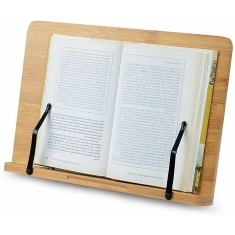 FOZIY Support De Livre Cuisine Tablette Ordinateur 28 Cm En Bois , Porte-Livre Pliable Et Réglable En Bois,Fonepro 3 FOZIY Support De Livre Cuisine Tablette Ordinateur 28 Cm En Bois , Porte-Livre Pliable Et Réglable En Bois,Fonepro