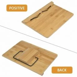 FOZIY Support De Livre Cuisine Tablette Ordinateur 28 Cm En Bois , Porte-Livre Pliable Et Réglable En Bois,Fonepro 9 FOZIY Support De Livre Cuisine Tablette Ordinateur 28 Cm En Bois , Porte-Livre Pliable Et Réglable En Bois,Fonepro -Petit rangement Soldes Magasin 63838614 3