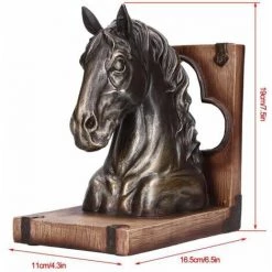 Ornement De Tête De Cheval Serre-livres Cheval De Résine De Sculpture FUIENKO 9 Ornement De Tête De Cheval Serre-livres Cheval De Résine De Sculpture FUIENKO -Petit rangement Soldes Magasin 63856984 4