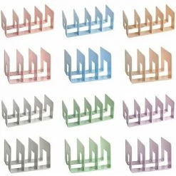 Serre-livres à Trois Compartiments à Quatre Grilles Pour Livres Lourds, Antidérapants FUIENKO -Petit rangement Soldes Magasin 63856989 2