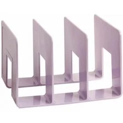 Serre-livres à Trois Compartiments à Quatre Grilles Pour Livres Lourds, Antidérapants FUIENKO -Petit rangement Soldes Magasin 63856989 3