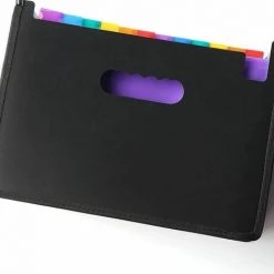 Porte Revue Document,Peut être étiré à Environ 65 Cm,13 étages,Arc-en-Ciel Noir,23 5 * 33 Cm FUIENKO 8 Porte Revue Document,Peut être étiré à Environ 65 Cm,13 étages,Arc-en-Ciel Noir,23 5 * 33 Cm FUIENKO -Petit rangement Soldes Magasin 63856992 3