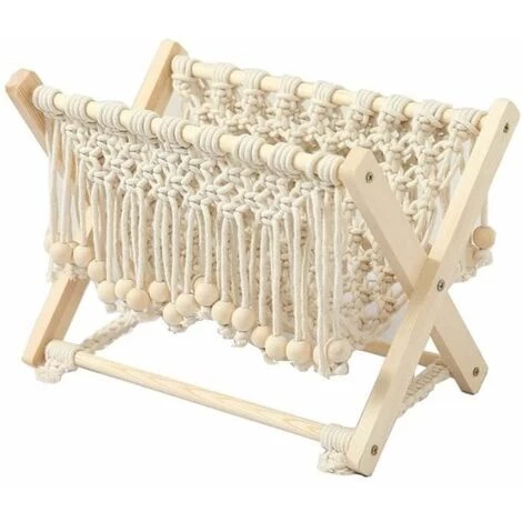 Porte-revues En Macramé Style Bohème Couverture D'emmaillotage,décoration D'intérieur FUIENKO 3 Porte-revues En Macramé Style Bohème Couverture D'emmaillotage,décoration D'intérieur FUIENKO